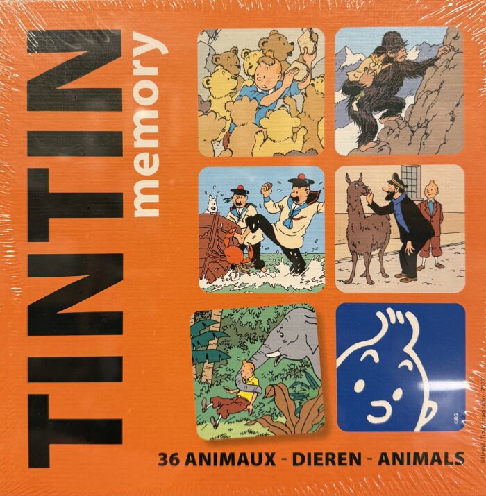 Juego Memory tintín viñetas animales