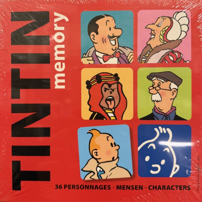 Juego Memory tintín viñetas personajes