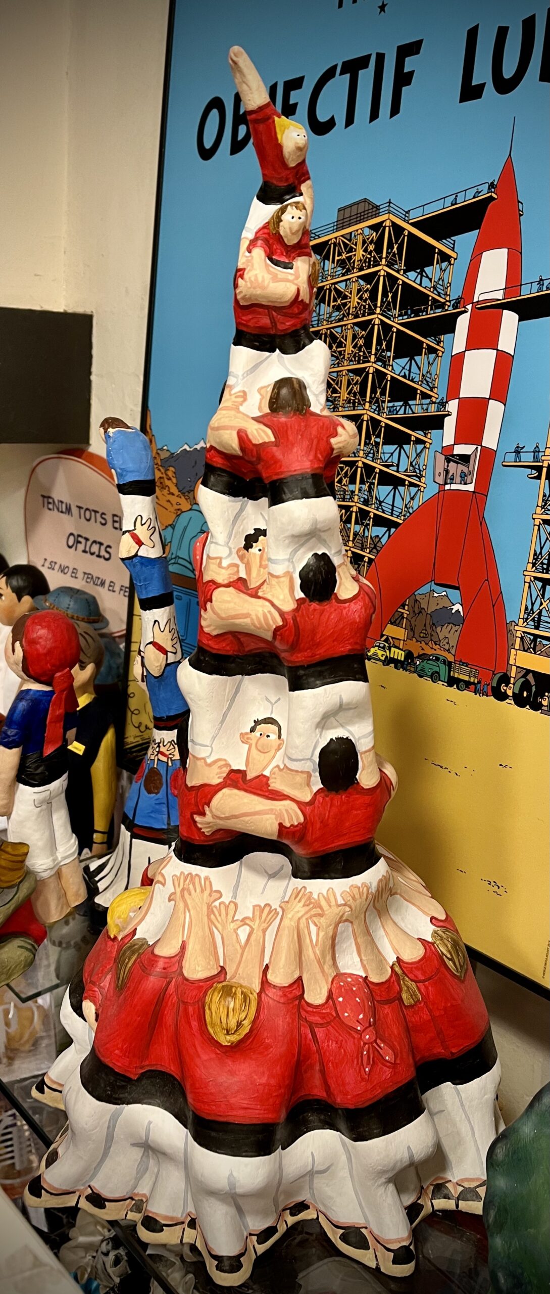 Torre castellera roja