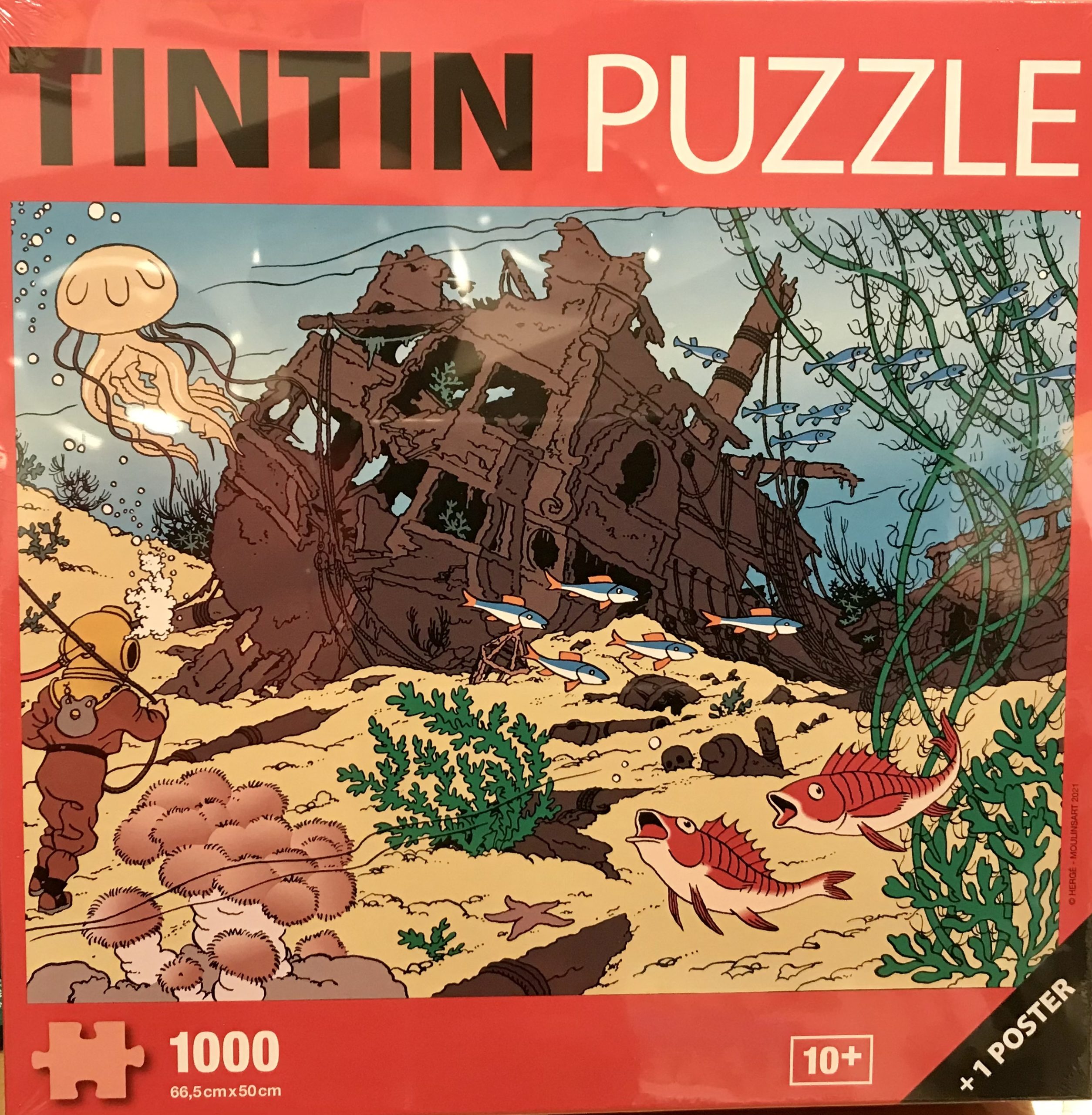 Puzzle tintin Unicornio