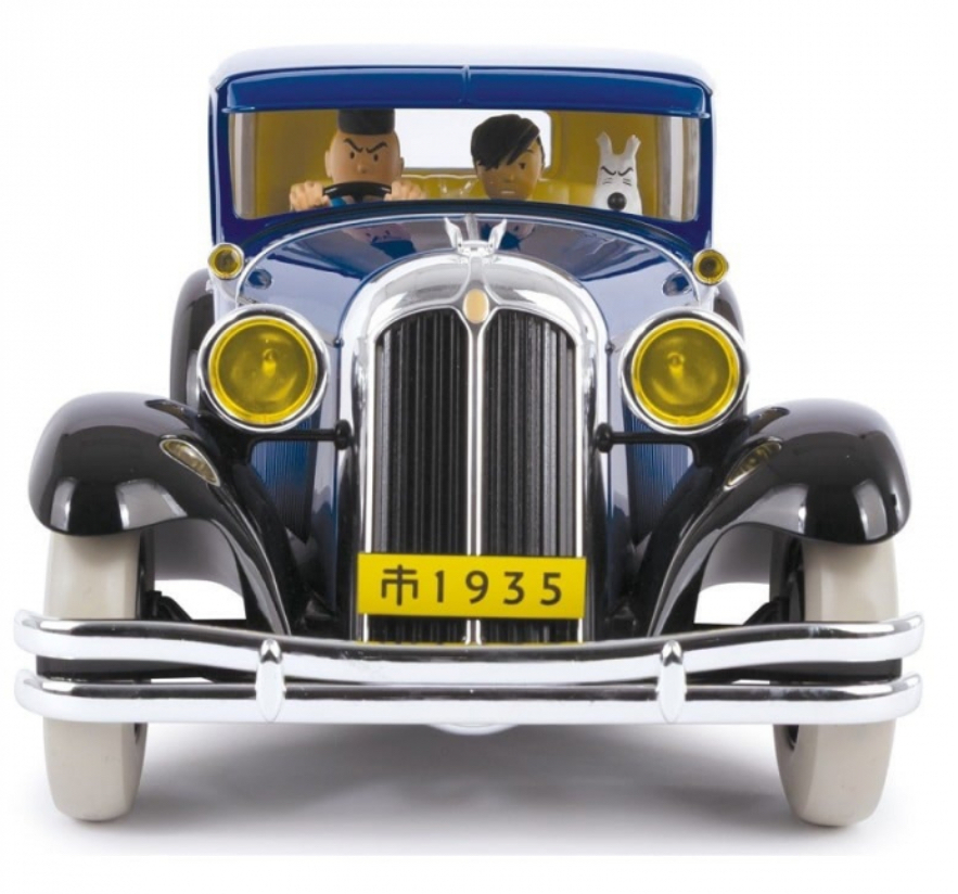 Coche de colección Tintín, la Limusina Chrysler a Nanking 1/12